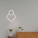 V-TAC Lámpara de Techo de Diseño - IP20 - Cuerpo Blanco - 12W - 1300 Lumens - 4000K-extra-2.webp