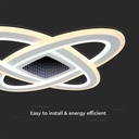 V-TAC Lámpara de techo de diseño - IP20 - 130W - 13600 Lumens - 3IN1-extra-4.webp