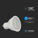V-TAC LED Dimmable Dicroica - GU10 - Lente 110° - IP20 - Blanco - 6W - 445 Lumens - 4000K-extra-4.webp