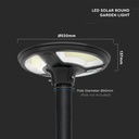 V-TAC Solar Sensor Luz Jardín - IP65 Impermeable - Negro - 10W - 1500 Lumens - 6500K-extra-3.webp