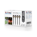 V-TAC Solar Flame Stick Lights - IP44 - Negro - 1W - 2200K  - Pack de 8-extra-4.webp