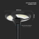 V-TAC Solar Sensor Luz Jardín - IP65 Impermeable - Negro - 10W - 1500 Lumens - 6500K-extra-3.webp