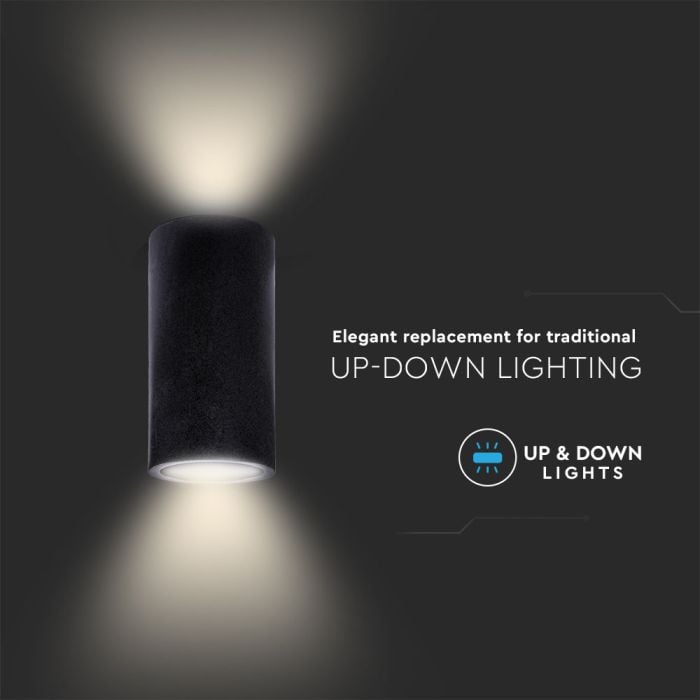 V-TAC LED Lámpara de pared - Aplique Hormigón - GU10 - IP20 - Gris Oscuro-extra-4.webp