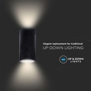 V-TAC LED Lámpara de pared - Aplique Hormigón - GU10 - IP20 - Gris Oscuro-extra-4.webp