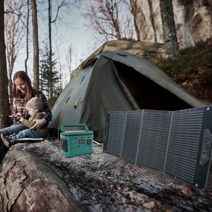 V-TAC Paneles Solares Plegables - IP67 Impermeable - 160W-extra-1.webp