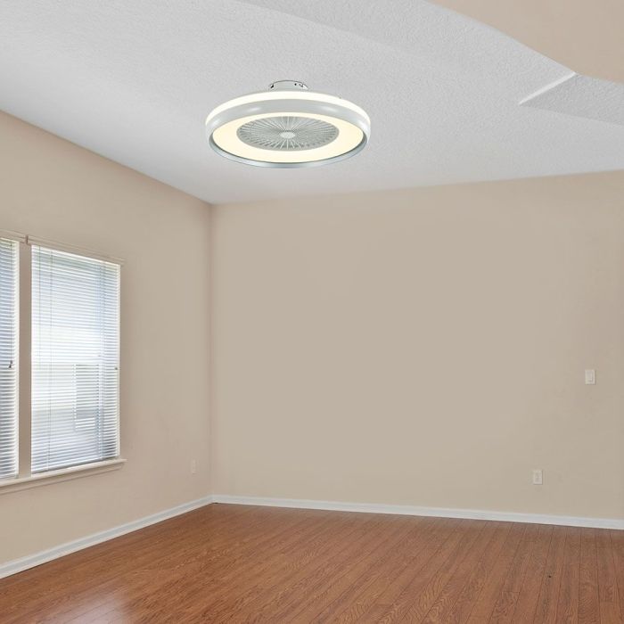 Ventilador de caja V-TAC - Motor CA - Blanco + Anillo Gris - 45W- 3000 Lumens - 3IN1-extra-2.webp