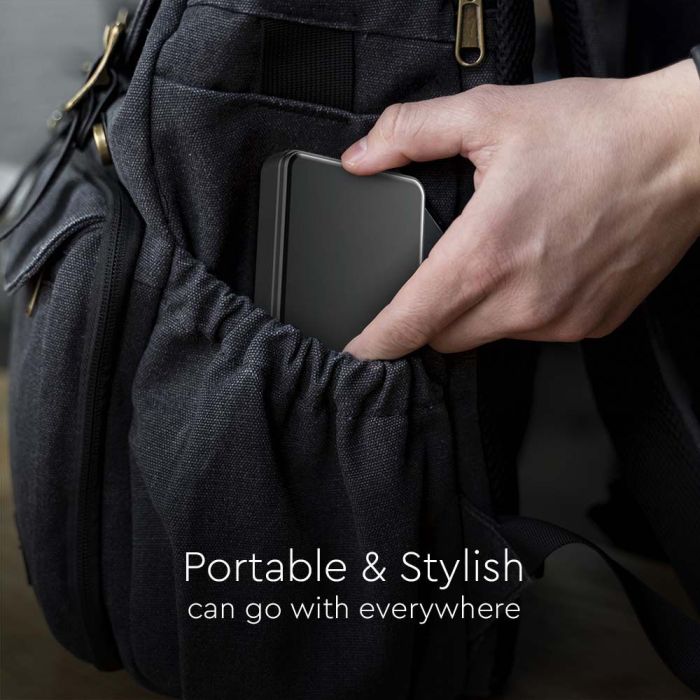 V-TAC Batería externa magnética  - Inalámbrico - Gris espacial - 5000mAh-extra-5.webp