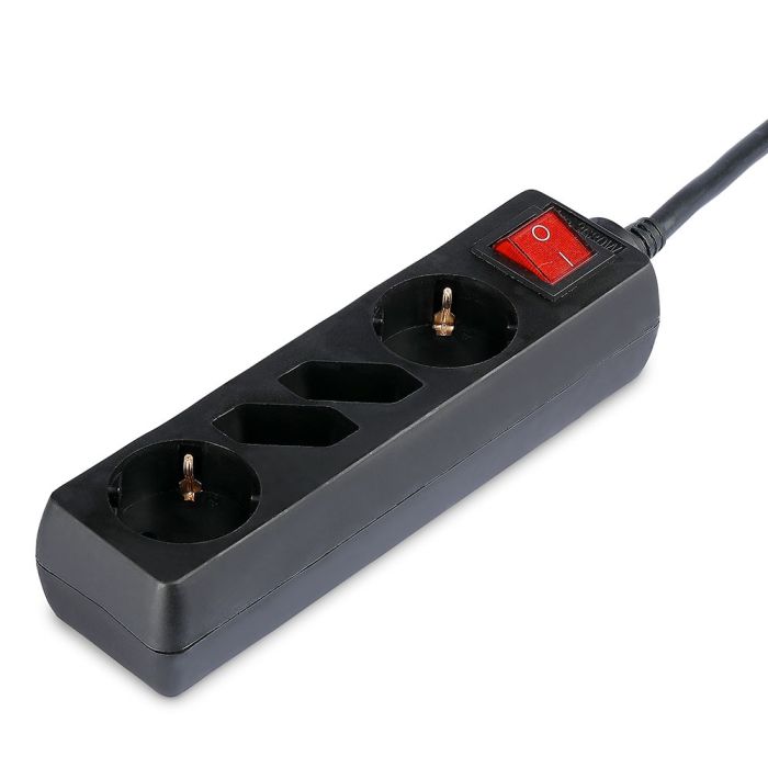 V-TAC Adaptadores y Tomas - 4 Vías - Extensión de Interruptor - IP20 - Negro - 1.5m Cable-extra-8.webp