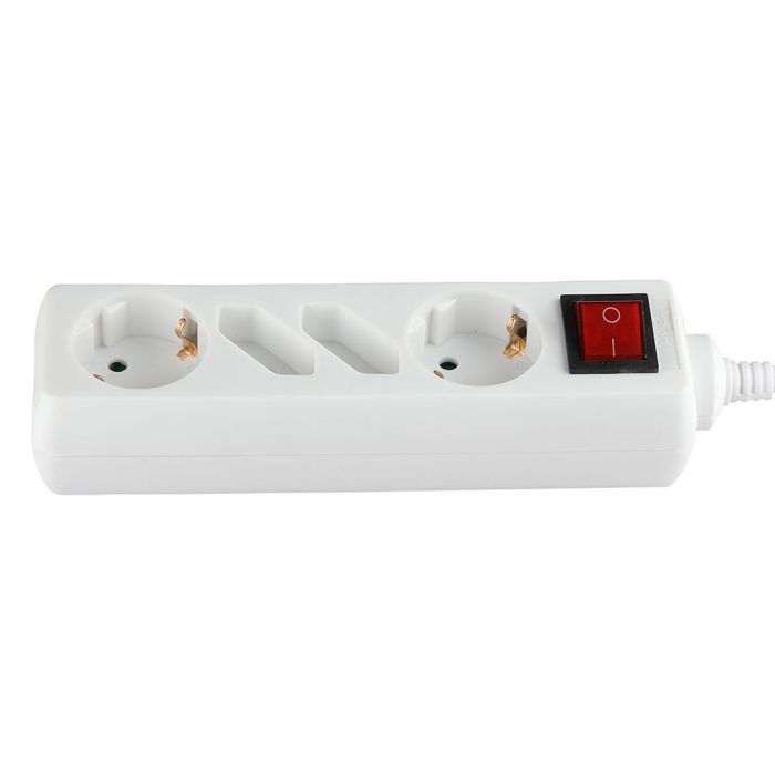 V-TAC Adaptadores y Tomas - 4 Vías - Interruptor Extensión Toma - IP20 - Blanco - 1.5m Cable-extra-9.webp
