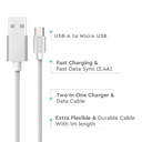 V-TAC Cable USB - Trenzado - Platinum Series - Plata - 1M-extra-4.webp