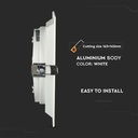 V-TAC LED Aro - Accesorios AR111 - IP20 - Blanco-extra-4.webp