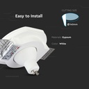 V-TAC LED Aro redondo - Empotrable - GU10 - IP20 - Blanco-extra-4.webp