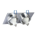 V-TAC LED Aro cuadrado - Empotrable - GU10 - IP20 - Aluminio Cepillado-extra-8.webp