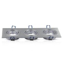 V-TAC LED Aro cuadrado - Empotrable - GU10 - IP20 - Aluminio Cepillado-extra-6.webp