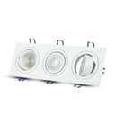 V-TAC LED Aro cuadrado - Empotrable - GU10 - IP20 - Blanco-extra-6.webp
