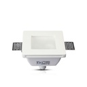 V-TAC LED Aro cuadrado - Empotrable - GU10 Frost Glass - IP20 - Blanco-extra-6.webp