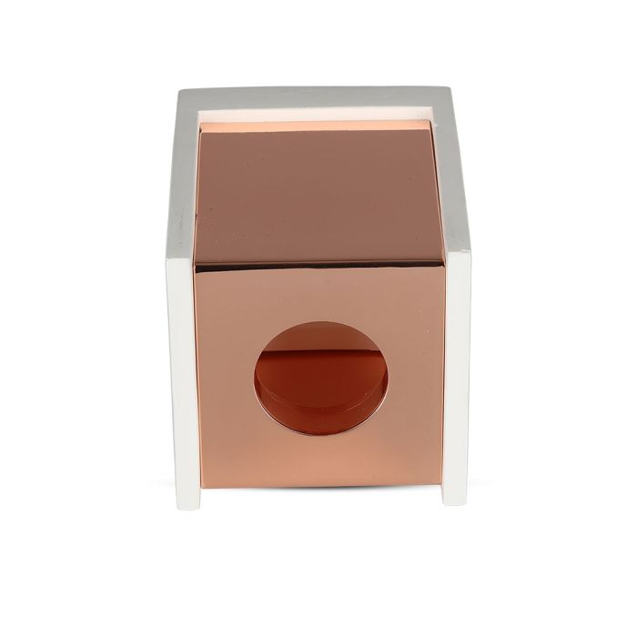 V-TAC LED Aro de yeso cuadrado- Accesorios de Superficie - GU10 - IP20 - Blanco + Oro Rosa Mate-extra-8.webp