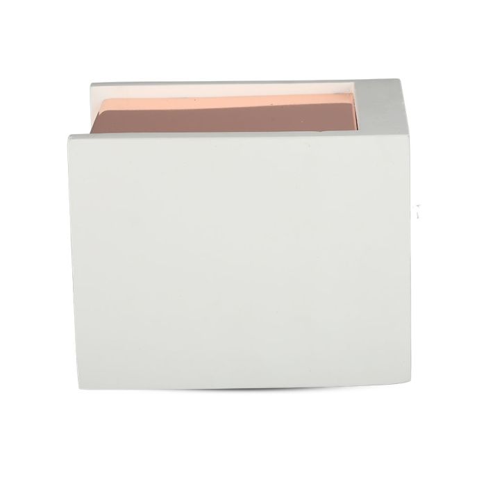 V-TAC LED Aro de yeso cuadrado- Accesorios de Superficie - GU10 - IP20 - Blanco + Oro Rosa Mate-extra-10.webp