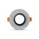 V-TAC LED Aro de yeso / hormigón redondo - Empotrable - GU10 - IP20 - Gris + Cromo-extra-5.webp