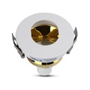 V-TAC LED Aro redondo - Empotrable - GU10 - IP20 - Blanco + Dorado-extra-7.webp