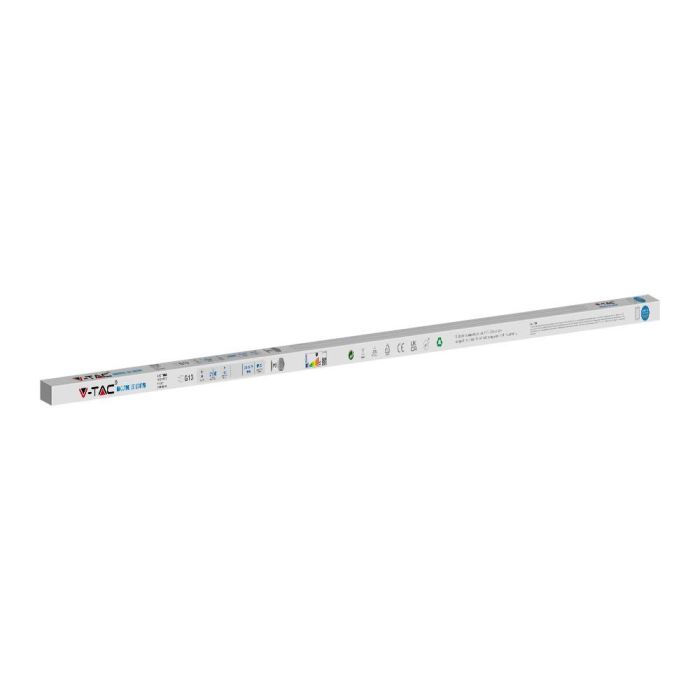 Tubo LED T8 V-TAC - IP20 - Blanco - 20W - 2100 Lúmenes - 6500K - 150CM-extra-5.webp