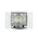 V-TAC Aro cuadrado LED - Reflector - GU10 - Blanco + Cromo-extra-5.webp