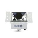 V-TAC Aro cuadrado LED - Reflector - GU10 - Blanco + Cromo-extra-7.webp