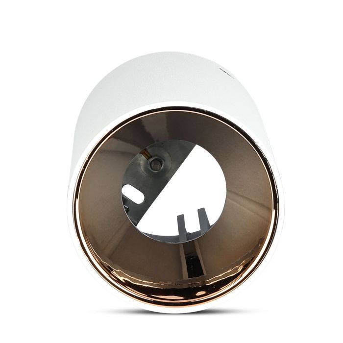 V-TAC LED Aro redondo - Accesorios de Superficie - GU10 - IP20 - Blanco + Oro Rosa-extra-8.webp