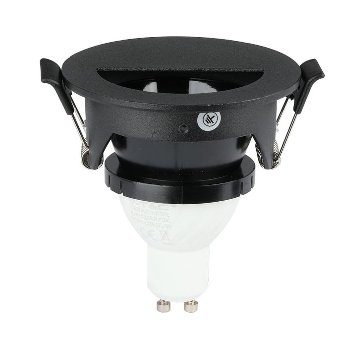 V-TAC LED Aro redondo - Empotrable - GU10 - IP20 - Negro + Negro-extra-8.webp