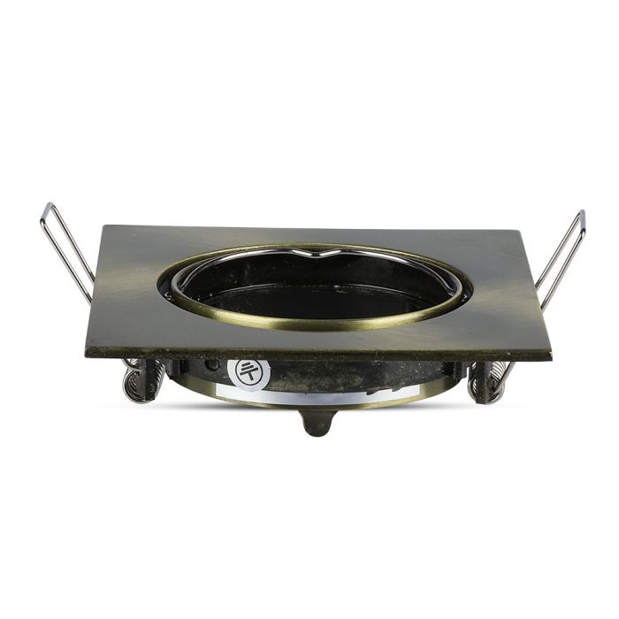 V-TAC Aro cuadrado LED - Empotrable - GU10 - IP20 - Oro-extra-9.webp