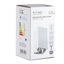 V-TAC Aro cuadrado LED - Accesorios de Superficie - GU10 - IP20 - Blanco + Cromo-extra-10.webp
