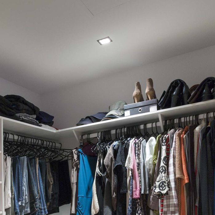 V-TAC Aro cuadrado LED - Empotrable - GU10 - IP20 - Blanco-extra-1.webp