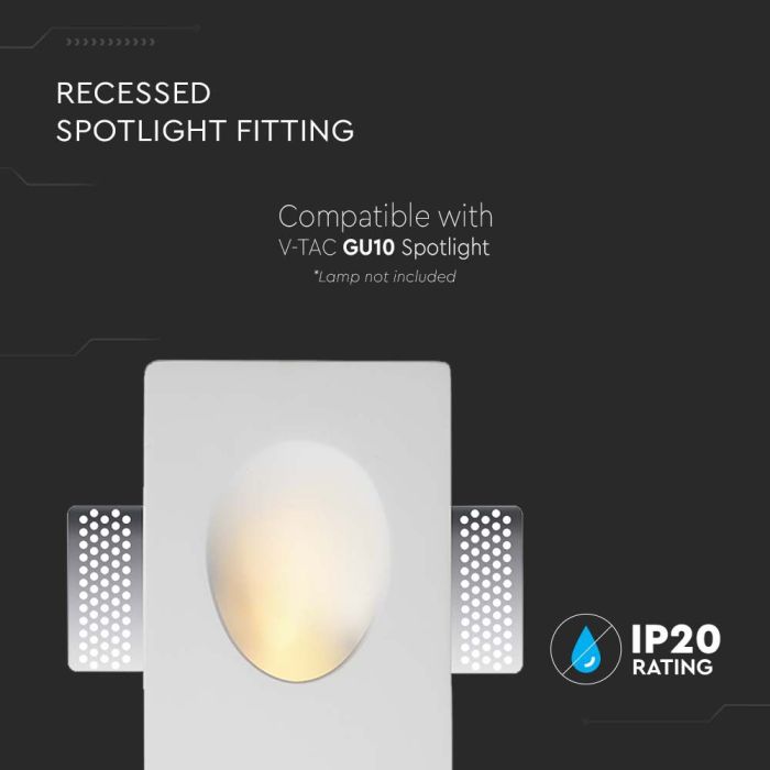 Foco LED V-TAC - Empotrable - GU10 - IP20 - Blanco-extra-3.webp