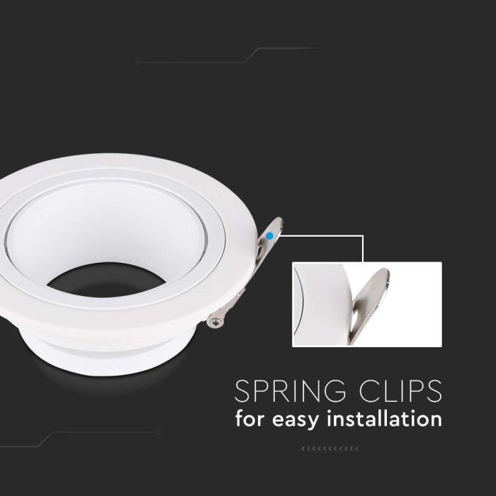 Foco LED V-TAC - Empotrable - GU10 - IP20 - Blanco-extra-5.webp