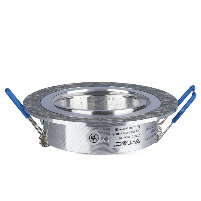 V-TAC LED Aro redondo - Empotrable - GU10 - Aluminio Cepillado - IP20-extra-3.webp