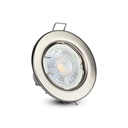 Aro redondo LED V-TAC - Empotrable - GU10 - IP20 - Níquel satinado  - Pack de 2-extra-5.webp