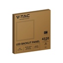 V-TAC Alto Lumen LED Panel - 60 x 60 - Samsung - 120lm/w - IP20 - Blanco - 36W- 4320 Lumens - 4000K - Pack de 10-extra-8.webp