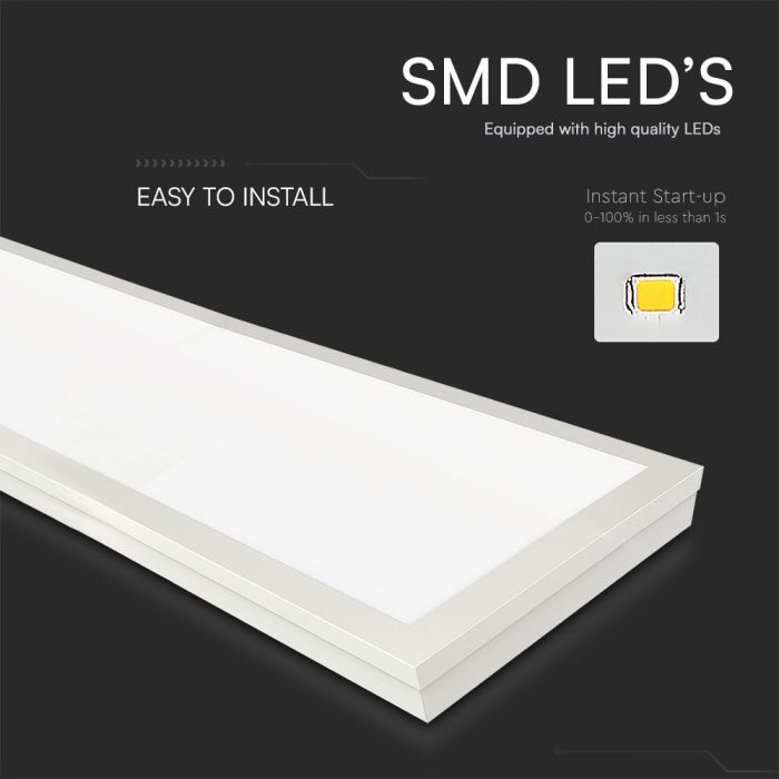 Paneles LED 2 en 1 V-TAC - Samsung - 120lm/w - IP20 - Blanco - 40W - 4400 Lúmenes - 6500K-extra-5.webp