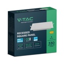V-TAC LED Mini Panel - Samsung - Retroiluminado Empotrado - IP20 - Blanco - 3W - 330 Lumens - 3000K-extra-6.webp