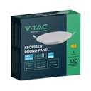 V-TAC LED Mini Panel - Samsung - Retroiluminado Empotrado - IP20 - Blanco - 3W - 330 Lumens - 4000K-extra-6.webp