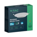 V-TAC LED Mini Panel - Samsung - Retroiluminado Empotrado - IP20 - Blanco - 12W - 1200 Lúmenes - 4000K-extra-6.webp