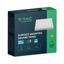 Mini panel LED V-TAC - Samsung - Superficie retroiluminada - IP20 - Blanco - 6W- 660 Lúmenes - 3000K-extra-6.webp