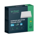 Mini panel LED V-TAC - Samsung - Superficie retroiluminada - IP20 - Blanco - 6W- 660 Lúmenes - 6500K-extra-6.webp