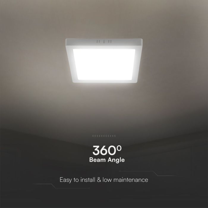 Mini panel LED V-TAC - Samsung - Superficie retroiluminada - IP20 - Blanco - 12W - 1200 Lúmenes - 4000K-extra-5.webp