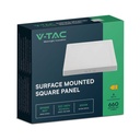 Mini panel LED V-TAC - Superficie retroiluminada - IP20 - Cuerpo blanco - 6W- 660 Lúmenes - 4000K-extra-6.webp