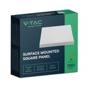 V-TAC LED Mini Panel Cuadrado - Superficie Delgada - IP20 - Cuerpo Blanco - 18W- 1850 Lumens - 3000K-extra-6.webp