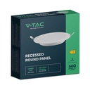 V-TAC LED Mini Panel - Retroiluminado Empotrado - IP20 - Blanco - 6W - 660 Lúmenes - 3000K-extra-6.webp
