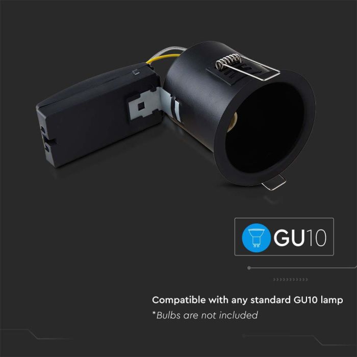 Lámpara empotrada LED - Push and Lock - Can Bezel Fittings - IP20 - Negro-extra-6.webp