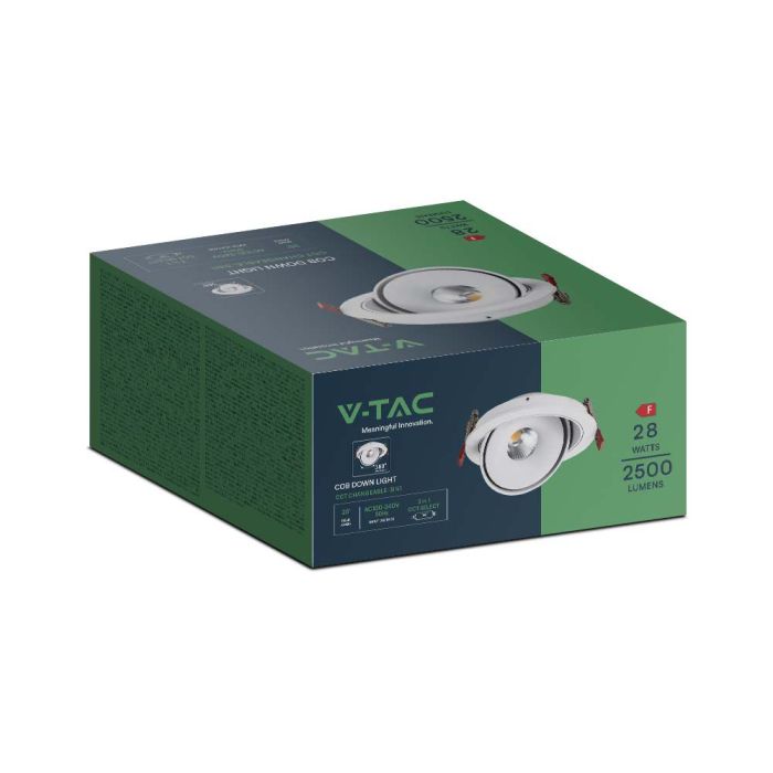 V-TAC LED Foco Ajustable - IP20 - 28W- 2500 Lumens - 3IN1-extra-8.webp