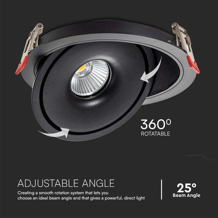 V-TAC LED Foco Ajustable - IP20 - 28W- 2500 Lumens - 3IN1-extra-6.webp